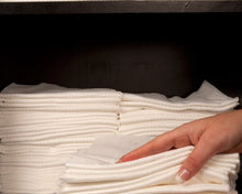 Load image into Gallery viewer, The Salon Shop Plain White Hair Towel 80cm X 40cm 600 per Box