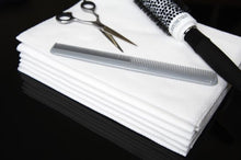 Load image into Gallery viewer, The Salon Shop Plain White Hair Towel 80cm X 40cm 600 per Box